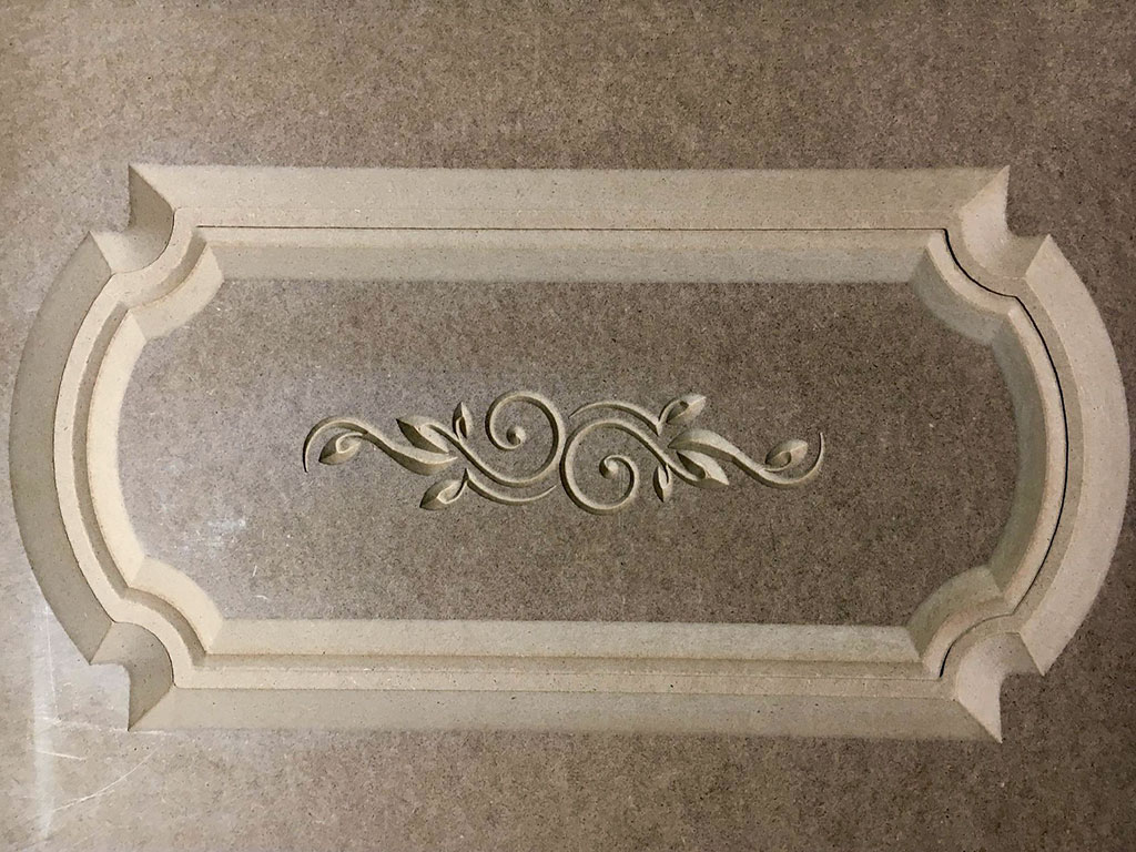 數(shù)控雕刻機雕刻MDF樣品