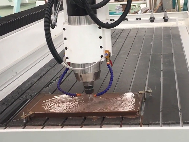 石材雕刻用線性自動換刀數(shù)控銑床