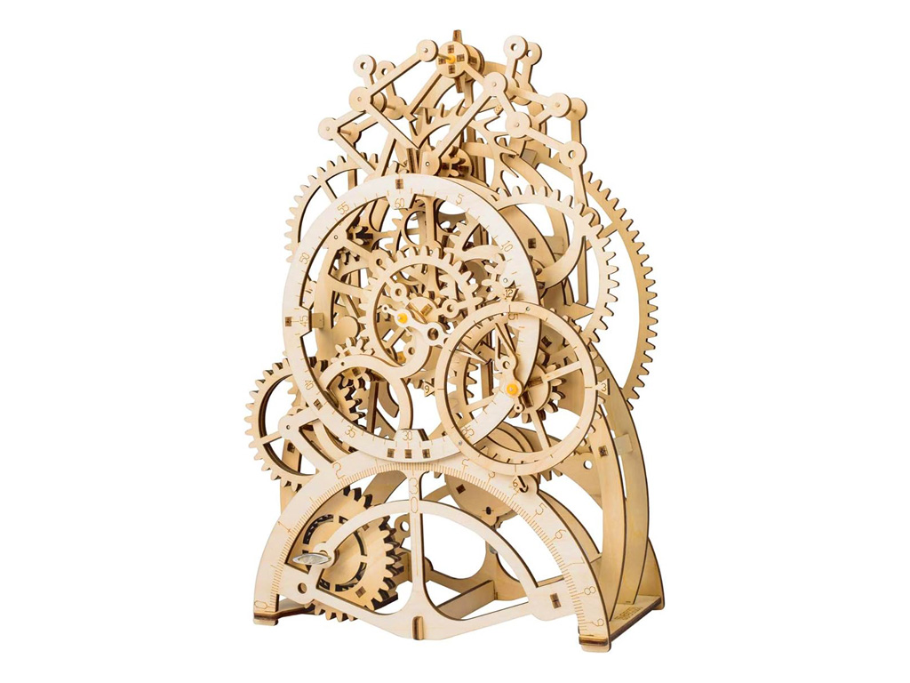 激光切割3D組裝木質(zhì)機(jī)械拼圖