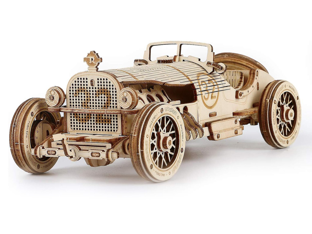 激光切割3D組裝膠合板古董車(chē)項(xiàng)目