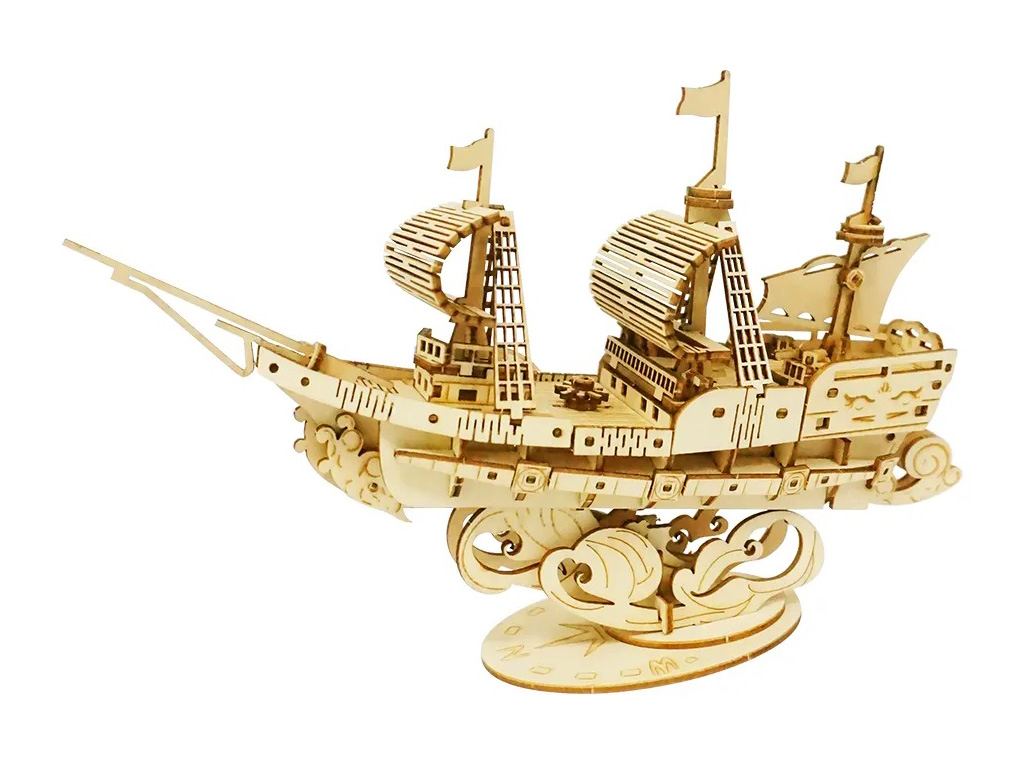 定制3D帶激光切割機(jī)的木船