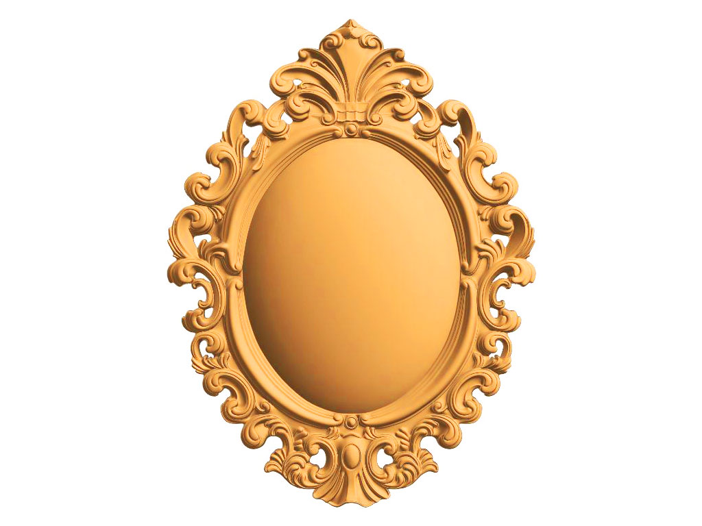 免費3D鏡框模型 STL 數控雕刻機文件