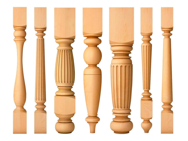 大型長床木工車床，適用于桌腿車削項目