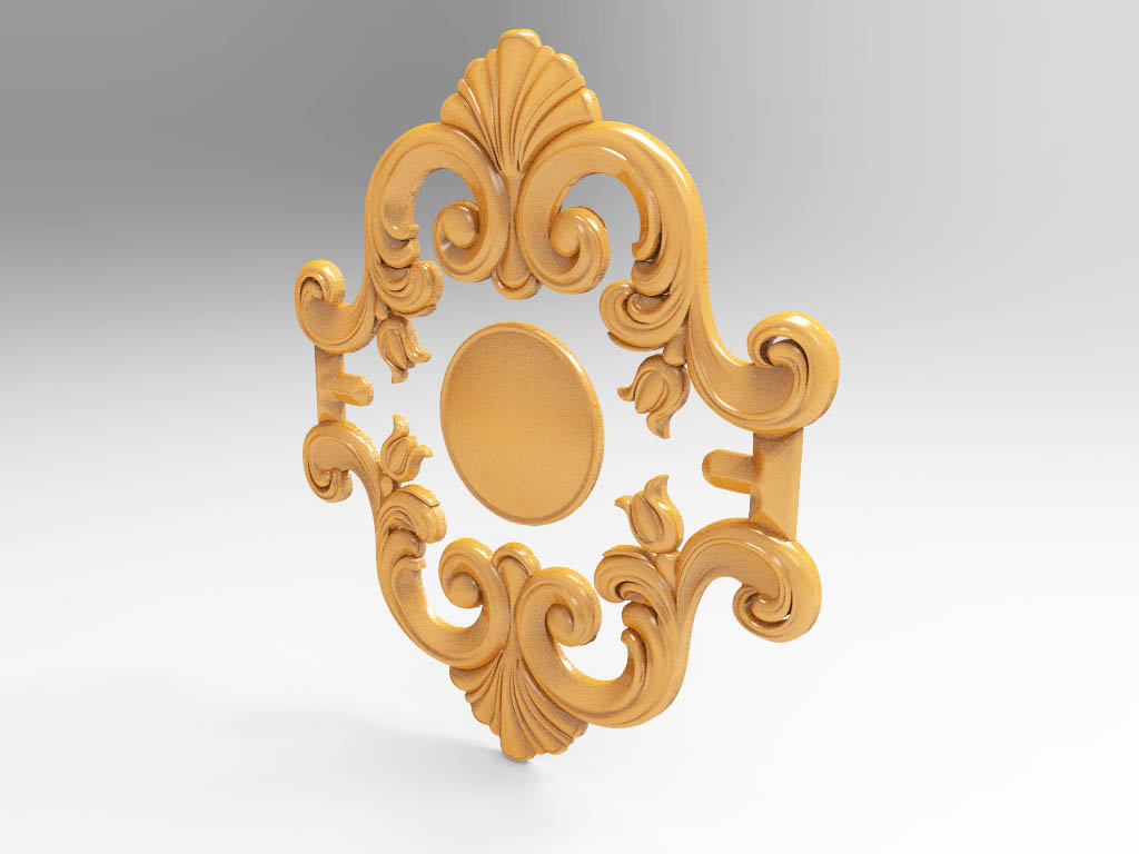 CNC木工雕刻機 3D 家居裝飾設計 STL 檔