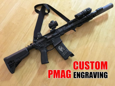 如何使用激光點(diǎn)畫機(jī)為槍支定制PMAG？