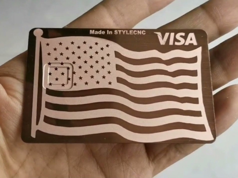 如何使用激光雕刻機(jī) DIY 金屬信用卡？